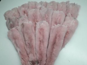 Набор покрашенных шкур — светло-розовый